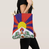 Tibet freie Flagge Tasche (Von Nahem)