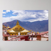 Tibet - Ganden Buddhist Monastery Poster (Vorne)