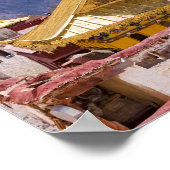 Tibet - Ganden Buddhist Monastery Poster (Ecke)