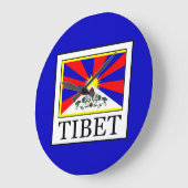 Tibet Große Wanduhr (Winkel)
