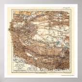 Tibet Hedin Expedition Map 1909 Poster (Vorne)