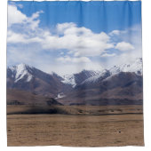 Tibet, Himalaya - Landschaftliche Berglandschaft Duschvorhang (Vorderseite)