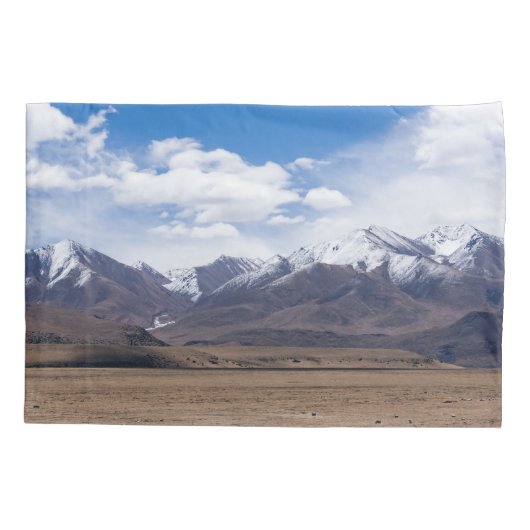 Tibet, Himalaya - Landschaftliche Berglandschaft Kissenbezug (Rückseite)