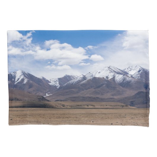 Tibet, Himalaya - Landschaftliche Berglandschaft Kissenbezug (Vorderseite)