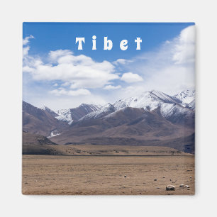Tibet, Himalaya - Landschaftliche Berglandschaft Magnet