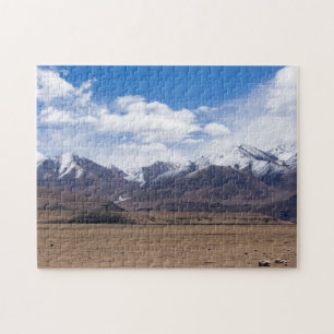 Tibet, Himalaya - Landschaftliche Berglandschaft Puzzle