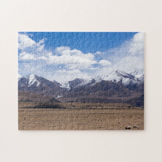 Tibet, Himalaya - Landschaftliche Berglandschaft Puzzle (Horizontal)