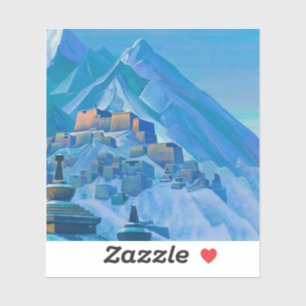 Tibet, Himalayas, 1933 von Nicholas Roerich Aufkleber