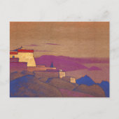 Tibet, Kloster Gelugpa von Nicholas Roerich Postkarte (Vorderseite)