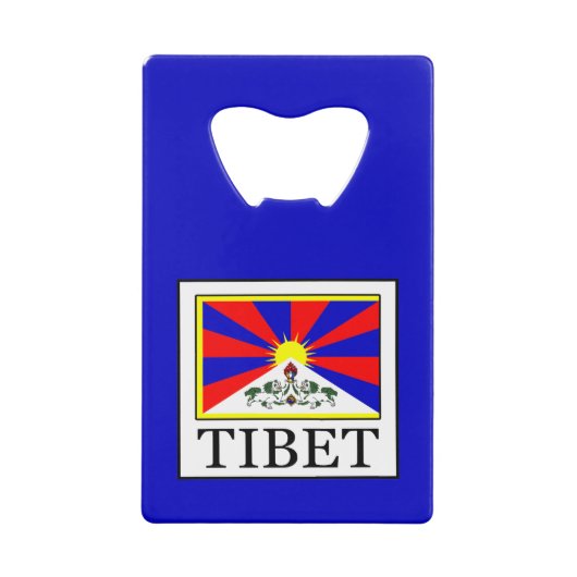 Tibet Kreditkartenflaschenöffner (Vorderseite)