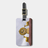 Tibet, Lhasa - Dharma-Rad im Jokhang-Tempel Gepäckanhänger (Vorderseite vertikal)