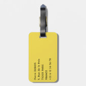 Tibet, Lhasa - Dharma-Rad im Jokhang-Tempel Gepäckanhänger (Rückseite vertikal)