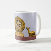 Tibet, Lhasa - Dharma-Rad im Jokhang-Tempel Kaffeetasse (VorderseiteRechts)
