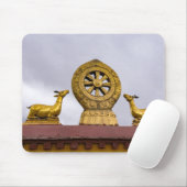 Tibet, Lhasa - Dharma-Rad im Jokhang-Tempel Mousepad (Mit Mouse)