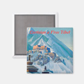 Tibet-Magnet Magnet (Vorderseite/Rückseite)