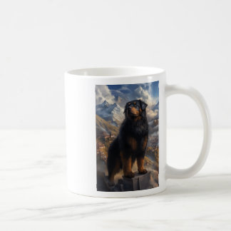 Tibet-Mastiff-Bergansicht-Aufkleber Kaffeetasse