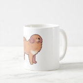 Tibet-Mastiff-Hund Magie Kaffeetasse (VorderseiteRechts)