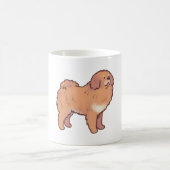 Tibet-Mastiff-Hund Magie Kaffeetasse (Mittel)