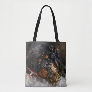 Tibet-Mastiff-Hund Weihnachtsfestlich Tasche