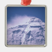 Tibet. Mount Everest Silbernes Ornament (Vorne)