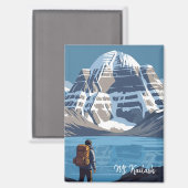 Tibet Mount Kailash Travel Magnet (Vorderseite/Rückseite)