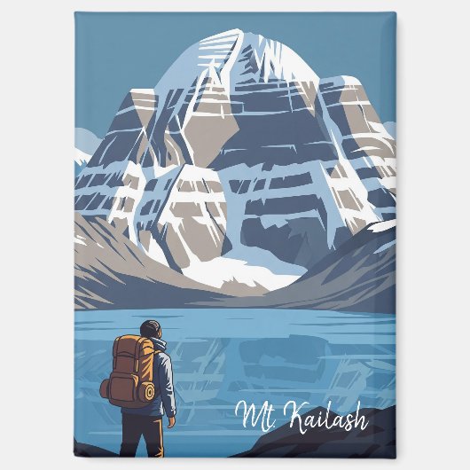 Tibet Mount Kailash Travel Magnet (Vorderseite)
