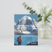 Tibet Mount Kailash Travel Postkarte (Stehend Vorderseite)