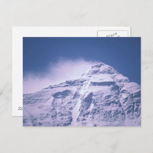 Tibet. Mt. Everest Postkarte (Vorne/Hinten)