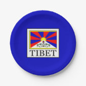 Tibet Pappteller (Vorderseite)
