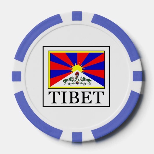 Tibet Pokerchips (Vorderseite)