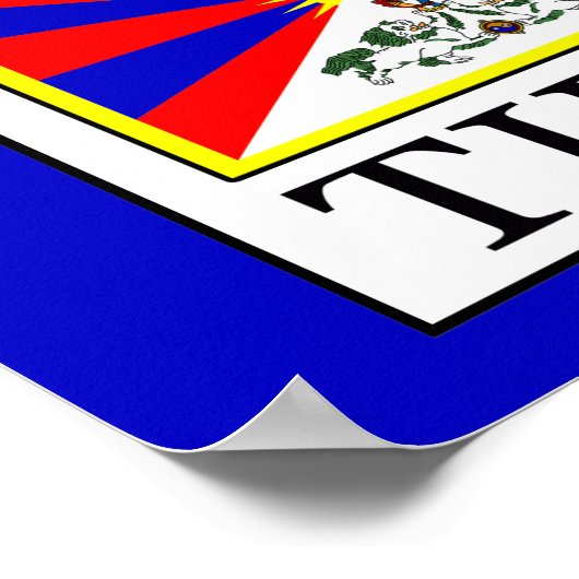 Tibet Poster (Ecke)