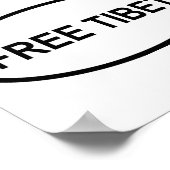 Tibet-Poster Poster (Ecke)
