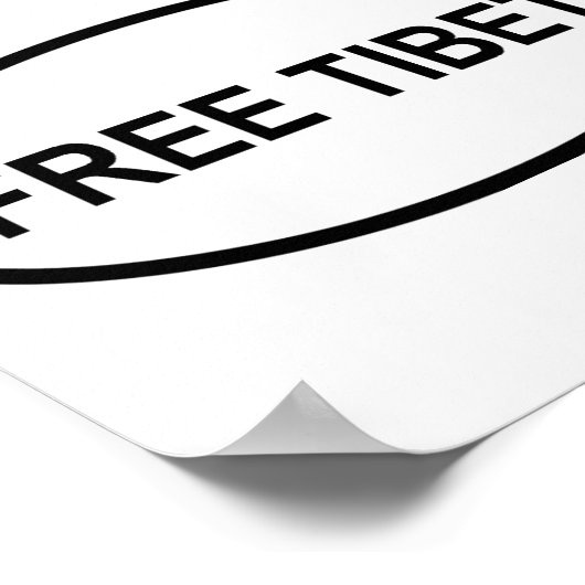 Tibet-Poster Poster (Ecke)