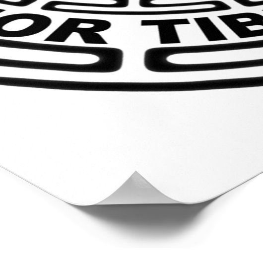 Tibet-Poster Poster (Ecke)