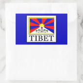 Tibet Rechteckiger Aufkleber (Tasche)