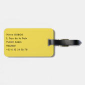 Tibet - Ritual Butter Lampe Gepäckanhänger (Rückseite horizontal)