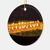 Tibet - Ritual Butter Lampe Keramik Ornament (Links)
