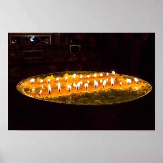Tibet - Rituale Butterlampe Poster (Vorne)
