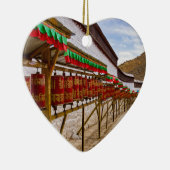 Tibet, Shigatse - Kloster Tashilumpo Keramik Ornament (Rechts)