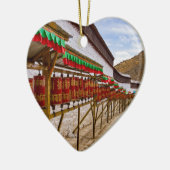 Tibet, Shigatse - Kloster Tashilumpo Keramik Ornament (Links)