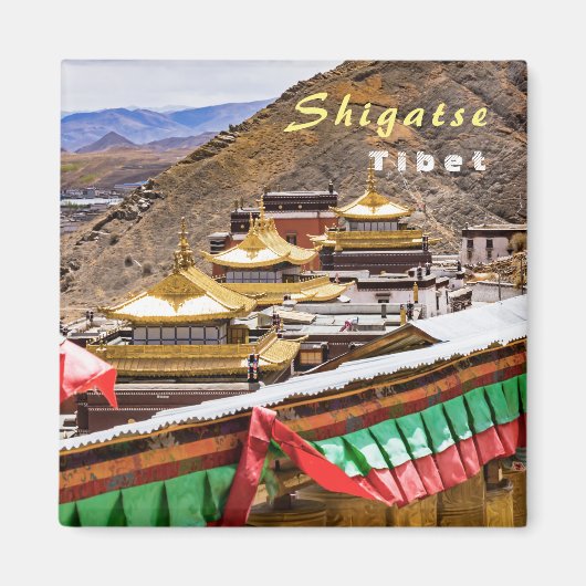 Tibet, Shigatse - Kloster Tashilumpo Magnet (Vorne)