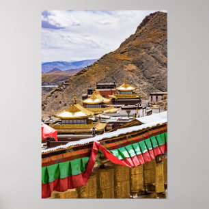 Tibet, Shigatse - Kloster Tashilumpo Poster