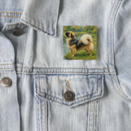 Tibet-Spaniel Button
