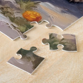 Tibet Spaniel Klostergarten Kunst Puzzle (Seite)