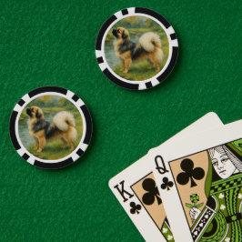 Tibet-Spaniel Pokerchips