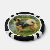 Tibet-Spaniel Pokerchips (Einzeln)