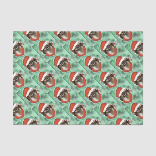 Tibet-Spaniel Seidenpapier (Vorderseite)