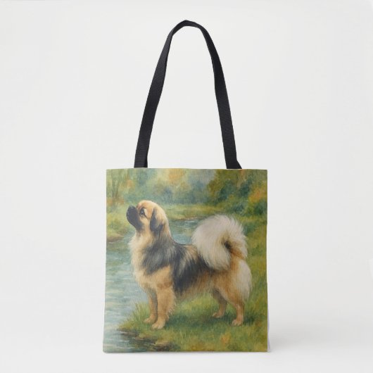 Tibet-Spaniel Tasche (Vorderseite)