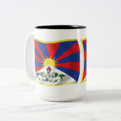 Tibet-Tasse Zweifarbige Tasse (Vorderseite Links)