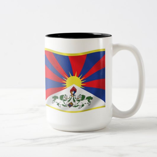 Tibet-Tasse Zweifarbige Tasse (Rechts)